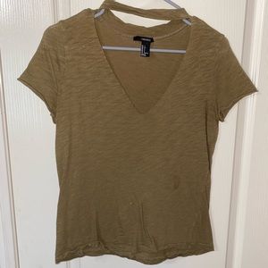 Cut out v neck